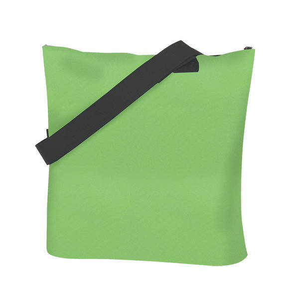 Fun Zip Top Closure Polyester Tote Bag