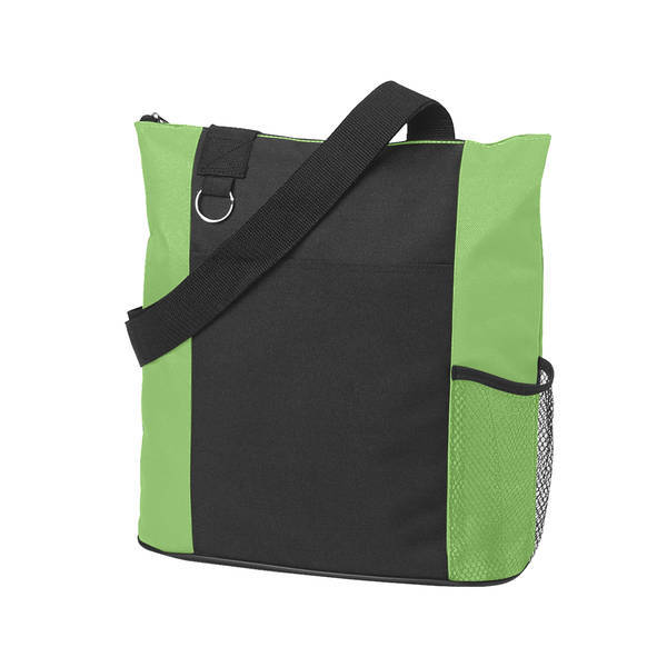 Fun Zip Top Closure Polyester Tote Bag