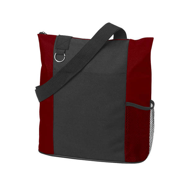 Fun Zip Top Closure Polyester Tote Bag
