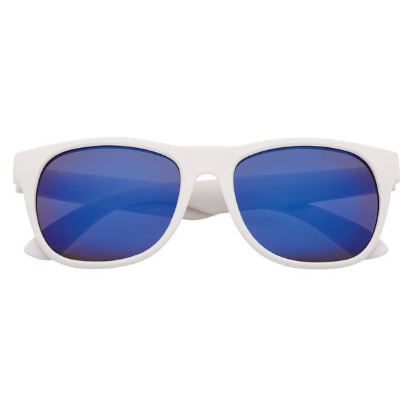 Rubberized Mirrored Lens Sunglasses