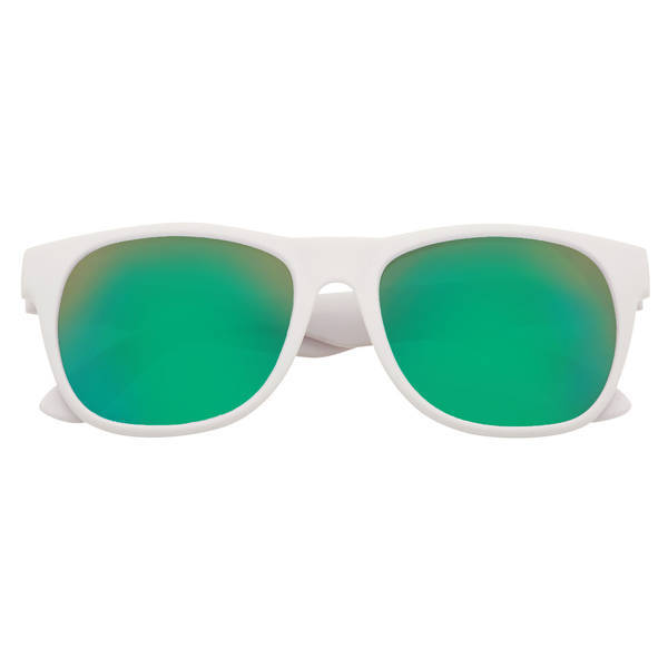 Rubberized Mirrored Lens Sunglasses