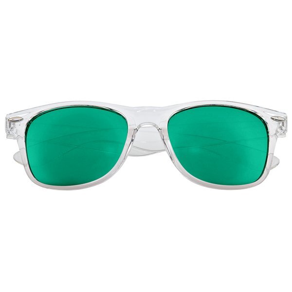Crystalline Mirrored Malibu Sunglasses