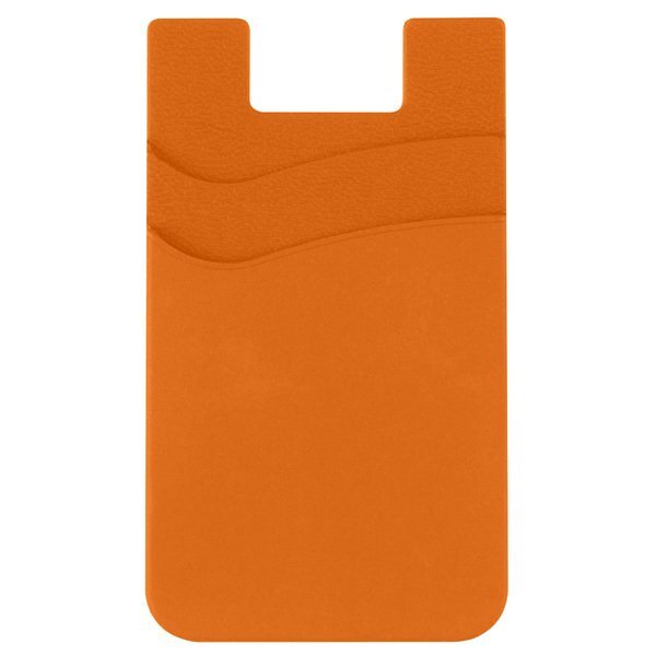 Dual Pocket Silicone Phone Wallet