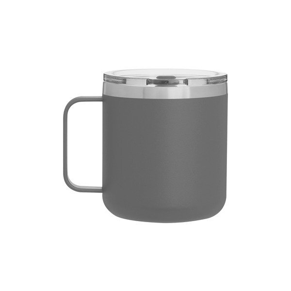 Camper Double Wall Stainless Steel Thermal Mug w/ Lid, 12oz.