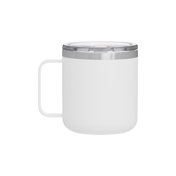 Camper Double Wall Stainless Steel Thermal Mug w/ Lid, 12oz.