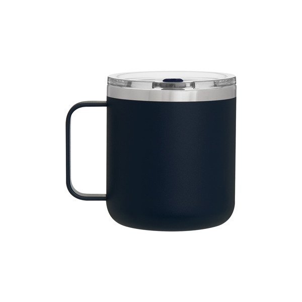 Camper Double Wall Stainless Steel Thermal Mug w/ Lid, 12oz.