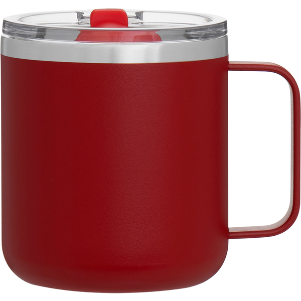 Camper Double Wall Stainless Steel Thermal Mug w/ Lid, 12oz.