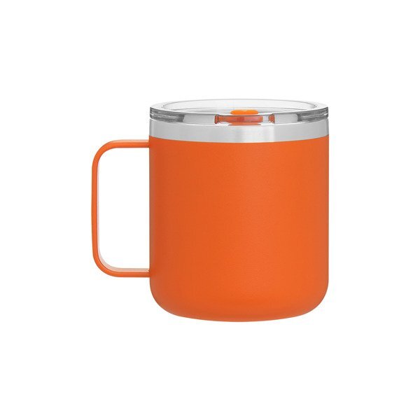 Camper Double Wall Stainless Steel Thermal Mug w/ Lid, 12oz.