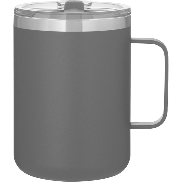 Camper Double Wall Stainless Steel Thermal Mug w/ Lid, 16.9oz.