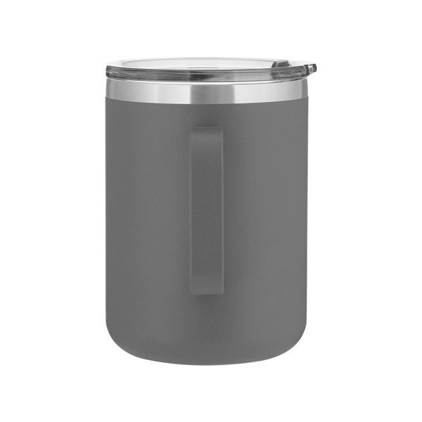 Camper Double Wall Stainless Steel Thermal Mug w/ Lid, 16.9oz.