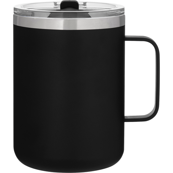 Camper Double Wall Stainless Steel Thermal Mug w/ Lid, 16.9oz.