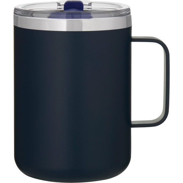Camper Double Wall Stainless Steel Thermal Mug w/ Lid, 16.9oz.