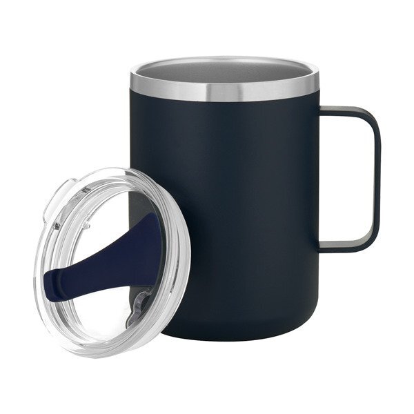 Camper Double Wall Stainless Steel Thermal Mug w/ Lid, 16.9oz.