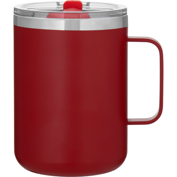 Camper Double Wall Stainless Steel Thermal Mug w/ Lid, 16.9oz.