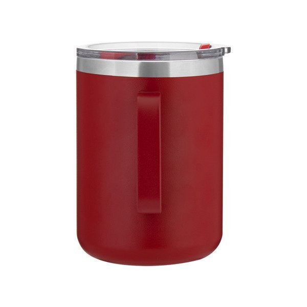 Camper Double Wall Stainless Steel Thermal Mug w/ Lid, 16.9oz.