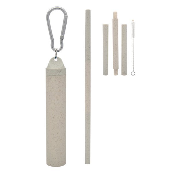 Buildable Harvest Straw Kit in Travel Case