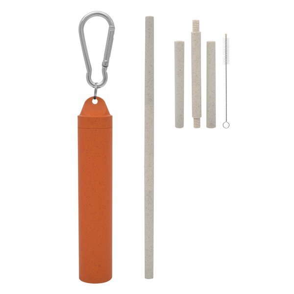 Buildable Harvest Straw Kit in Travel Case