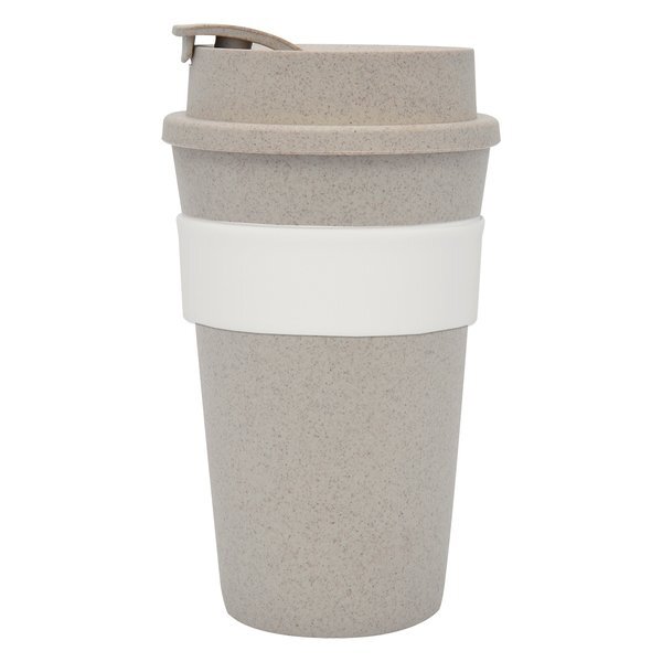 Harvest Travel Tumbler w/ Silicone Band, 16oz.