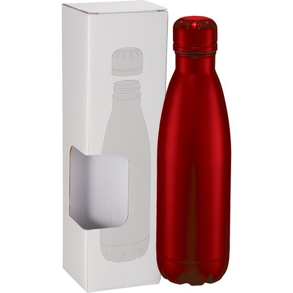 Copper Vacuum Insulated Bottle w/Window Box, 17 oz .
