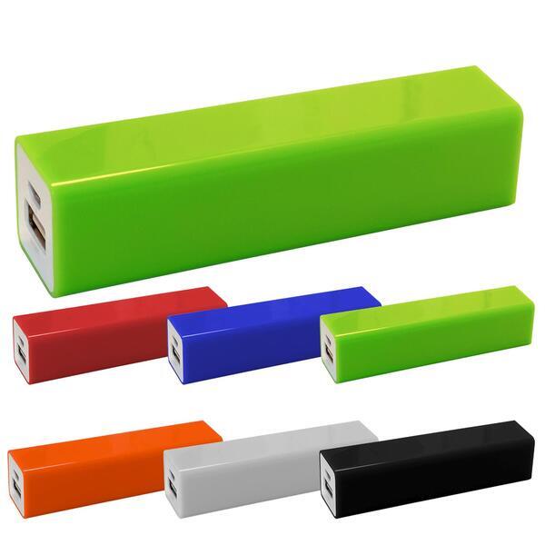 Color Block Power Bank, 2200 mAH
