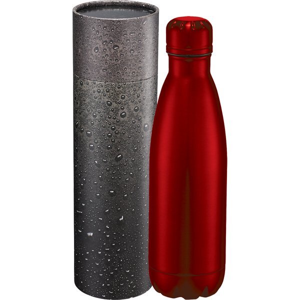Copper Vac Bottle w/Cylindrical Box, 17 oz.