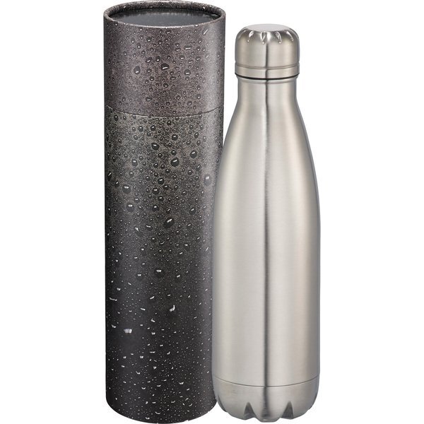 Copper Vac Bottle w/Cylindrical Box, 17 oz.