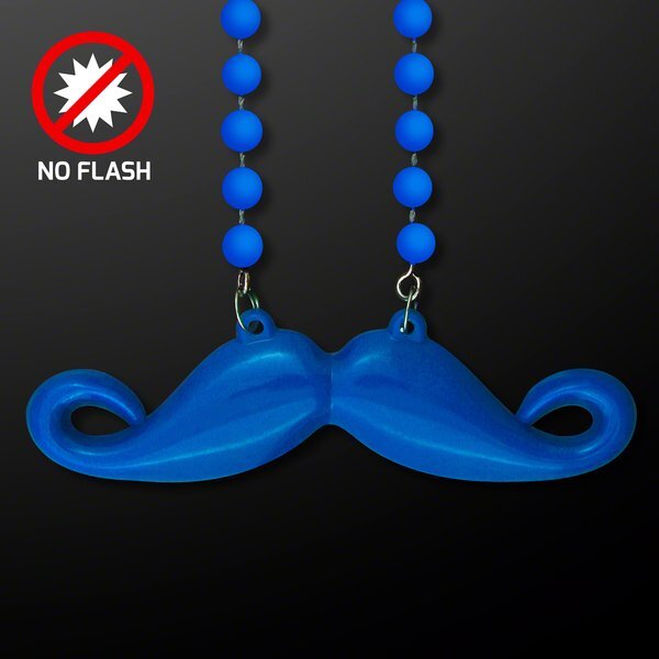 Mustache Beaded Necklace
