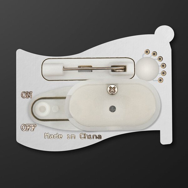 Rainbow Pride Flag Flashing LED Lapel Pin