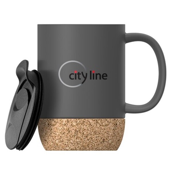 Cork Ceramic Mug, 12oz.