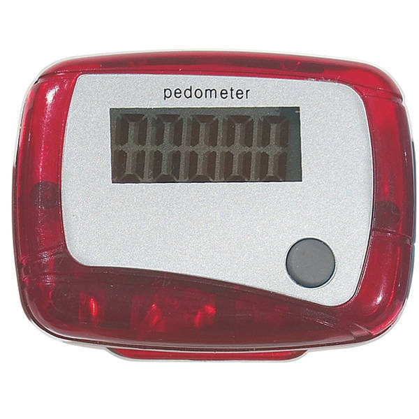 Translucent Single Function Step Counter Pedometer