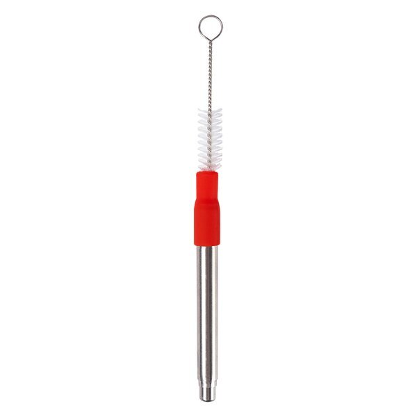 Collapsible Stainless Steel Straw w/ Cleaning Brush & Case