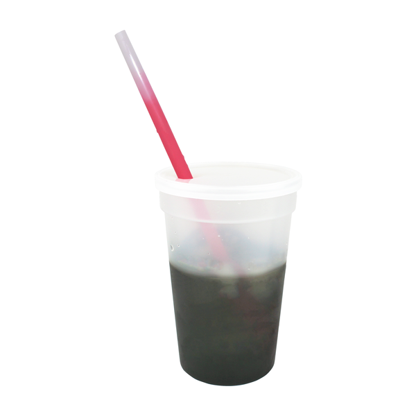 Mood Color Changing Stadium Cup Straw & Lid Set, 17oz.
