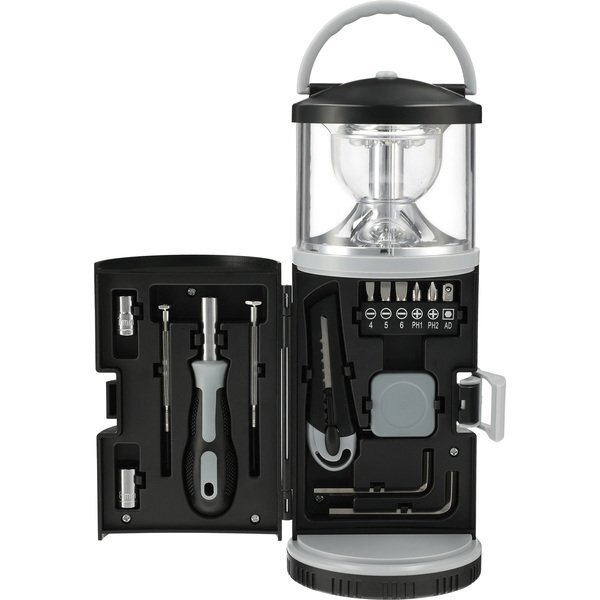 Tool Kit w/Multi-Function Lantern, 15 pcs.