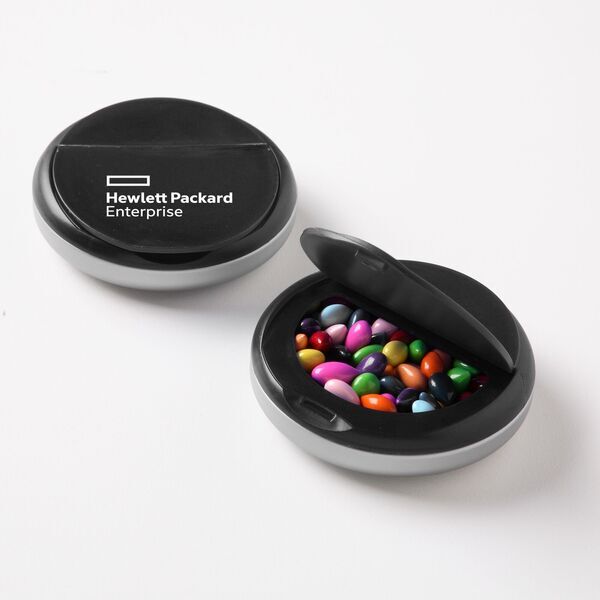 Snap Top Candy Case with Chocolate Covered Sunflower Seeds