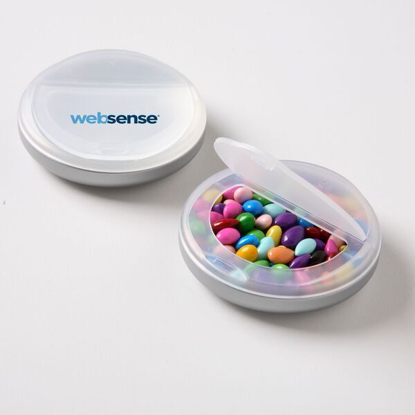 Snap Top Candy Case with Chocolate Covered Sunflower Seeds