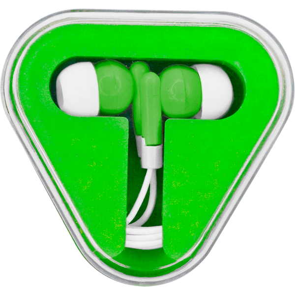 Ear Buds w/ Triangle Case