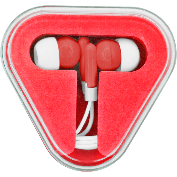 Ear Buds w/ Triangle Case