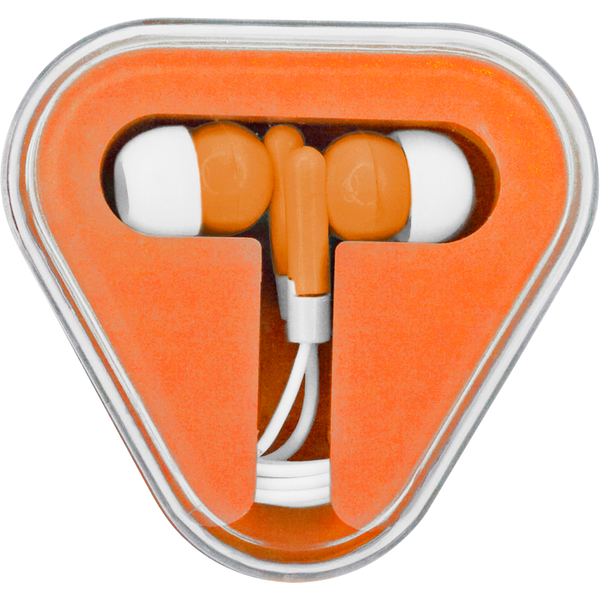 Ear Buds w/ Triangle Case