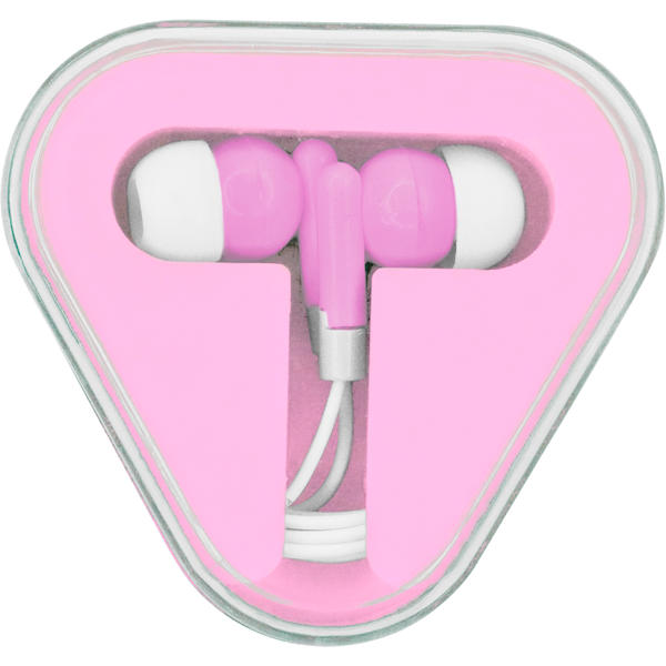 Ear Buds w/ Triangle Case