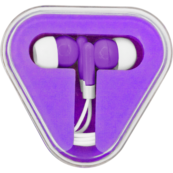 Ear Buds w/ Triangle Case
