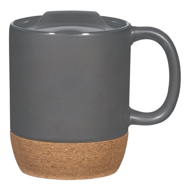 Quiver Cork Base Ceramic Mug, 14oz.