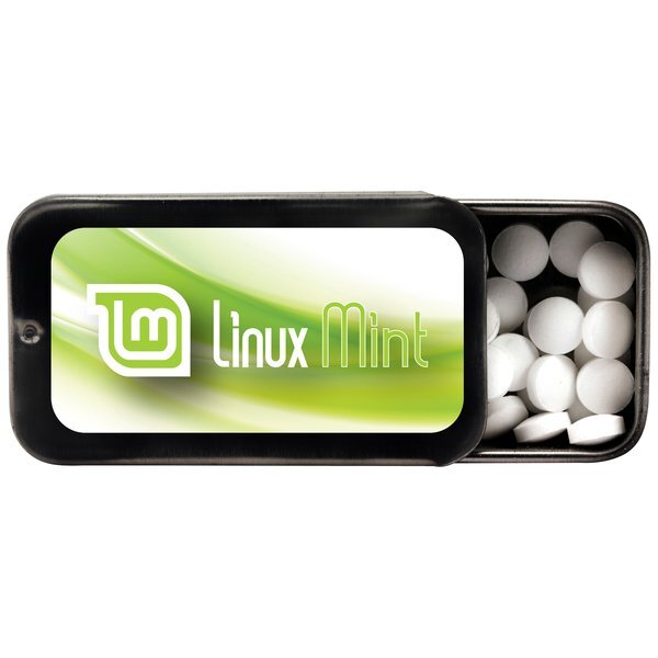 Mini Slider Tin w/ Sugar Free Mints, .33oz.