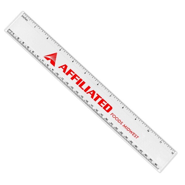 Transparent Ruler, 12"