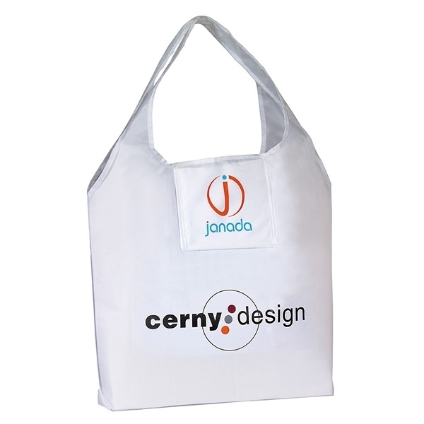 Convenient Nylon Fold Up Shopping Tote