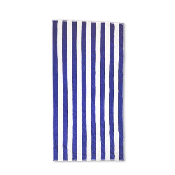 Turkish Signature Cabana Stripe Medium Weight Beach Towel, 13 lbs.