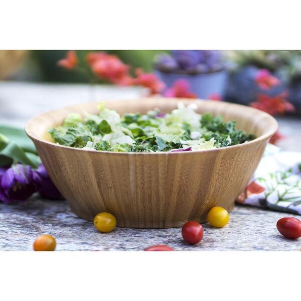 Bamboo Flared Bowl, 12"