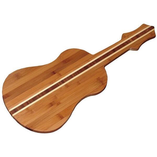 Guitar Bamboo Cutting Board
