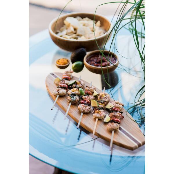 Surfboard Bamboo Cutting Board