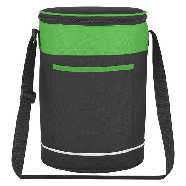 Barrel Buddy Polyester 14-Can Round Cooler Bag