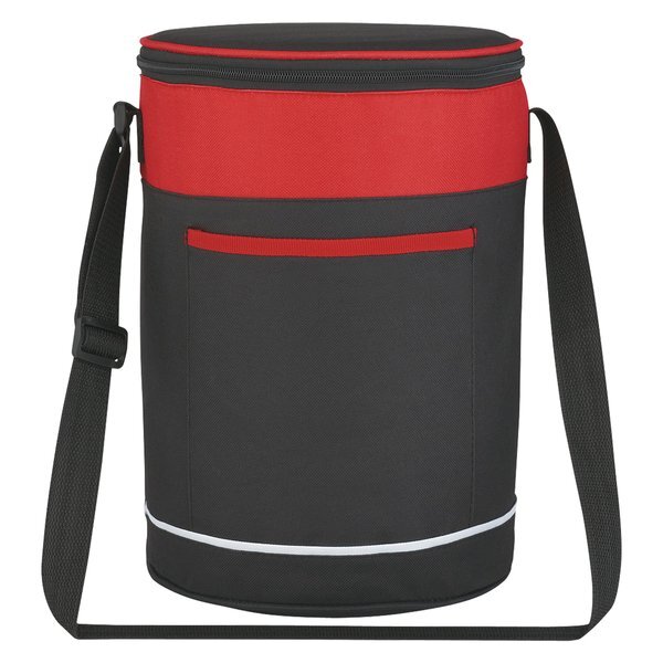 Barrel Buddy Polyester 14-Can Round Cooler Bag